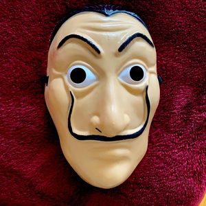 Money Heist Salvador Dali Mask perfect for money heist costume!